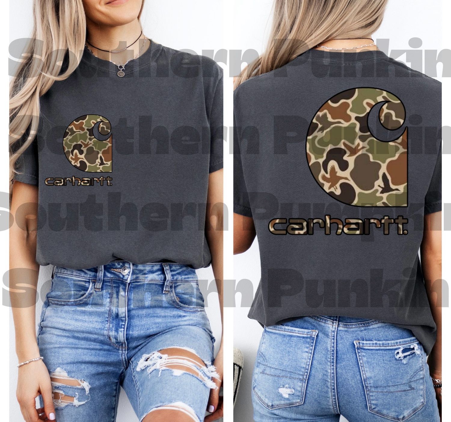 Duck Camo Carhartt Shirt