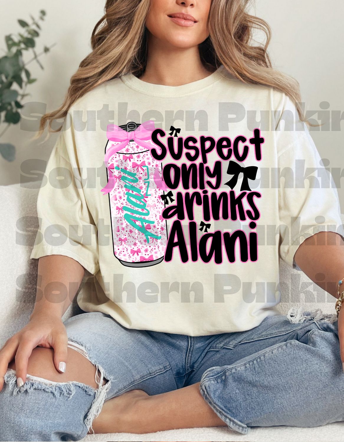 Suspect Only Drinks Alani Shirt