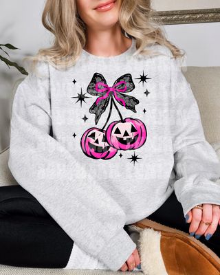 Pink Pumpkin Cherries Crew
