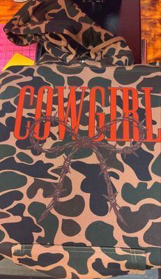Cowgirl Duck Camo Hoodie