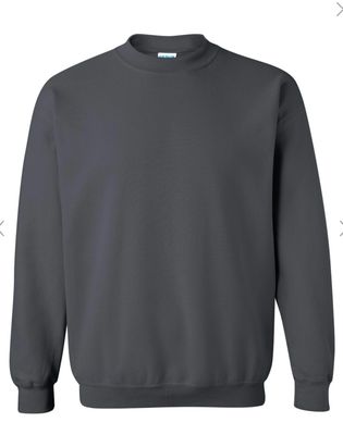 LARGE charcoal Crew Neck
