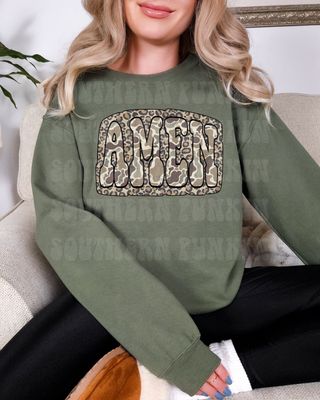 Amen Camo Crew Neck