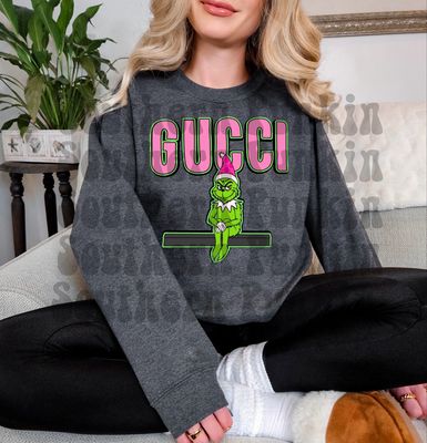 Pink Gucci Grinch Crew