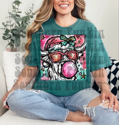 Christmas Highland Cow Shirt