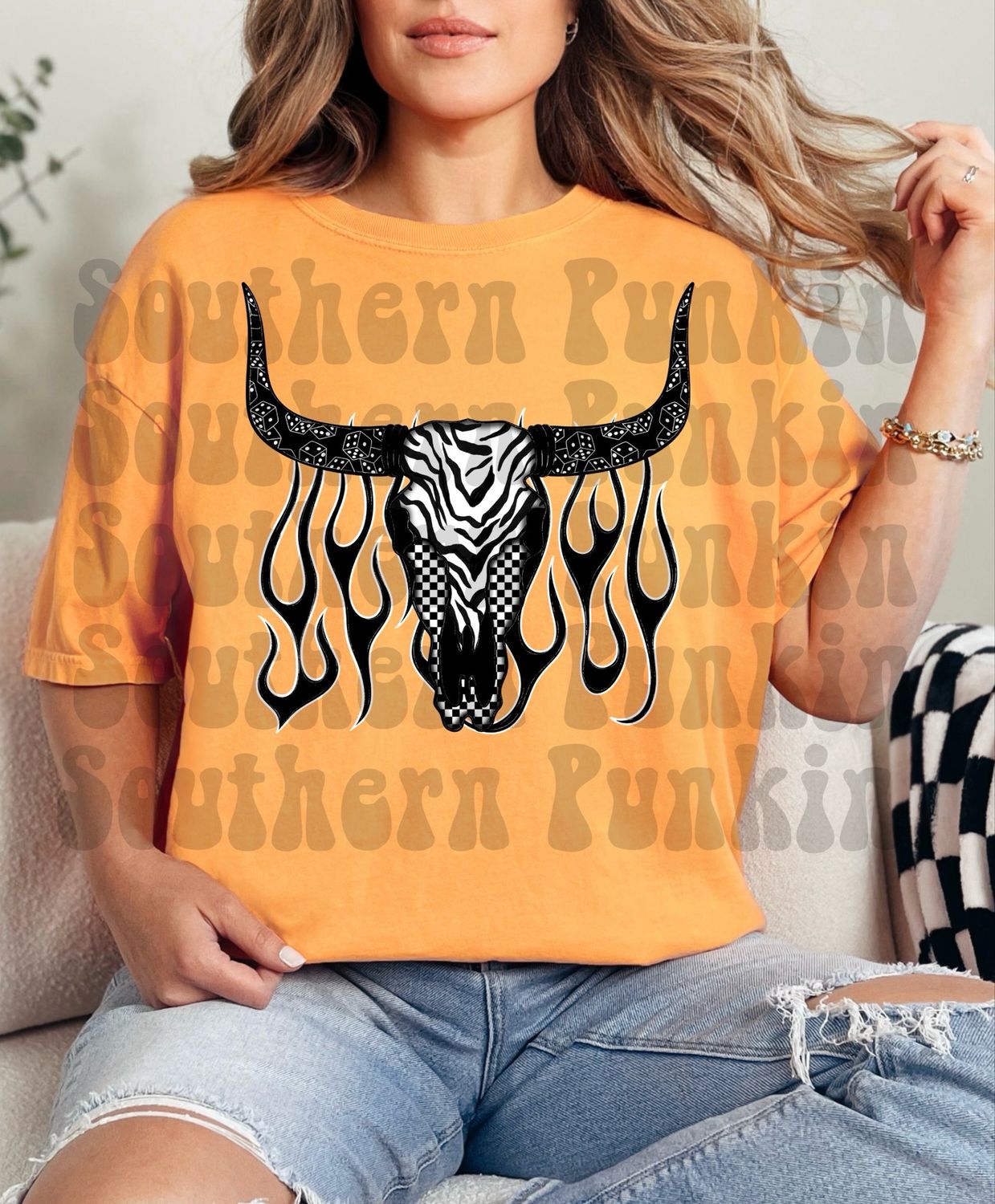 Zebra Skull Shirt