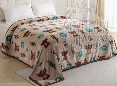 Highland Cow King Blanket