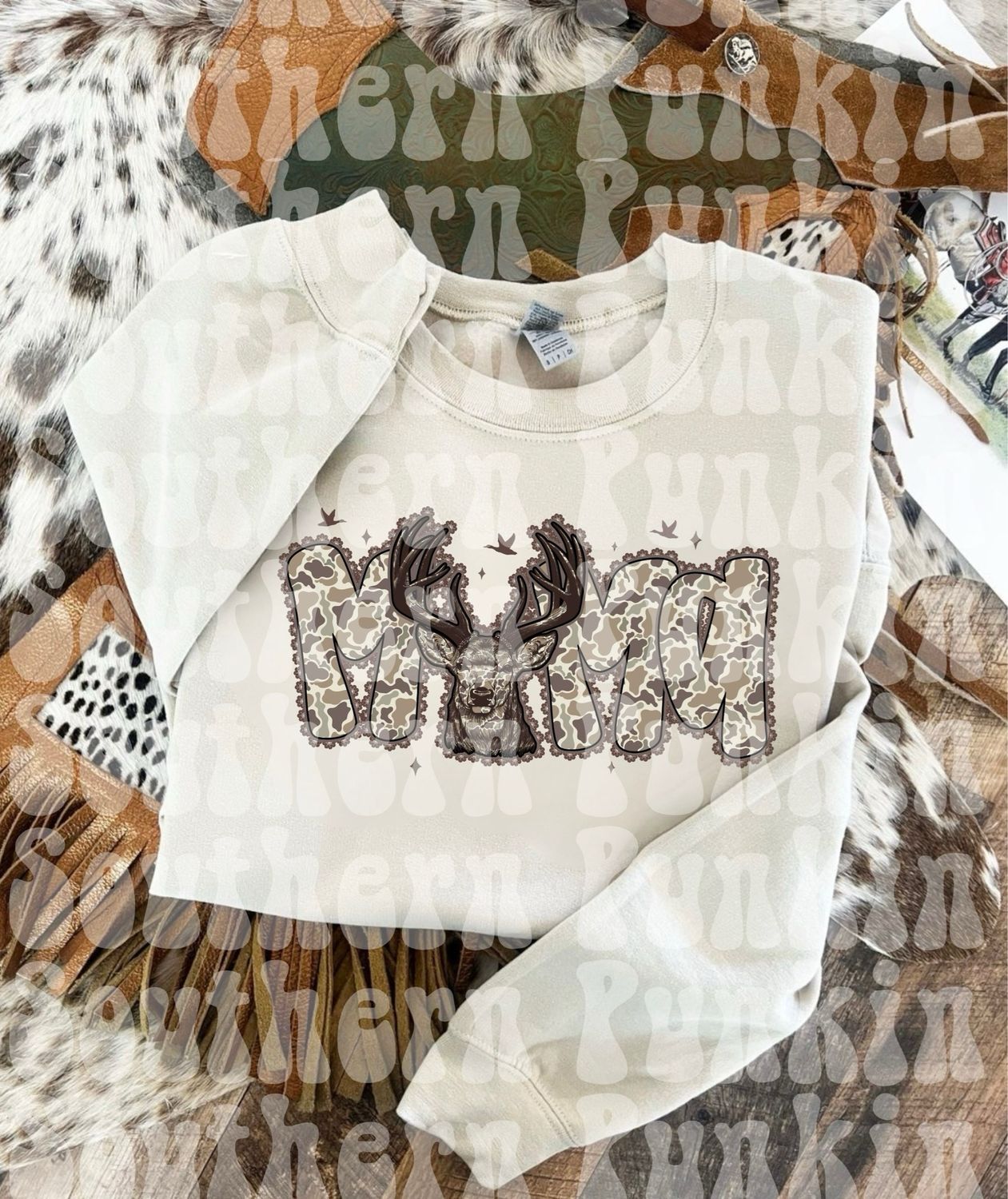Camo Mama Crewneck
