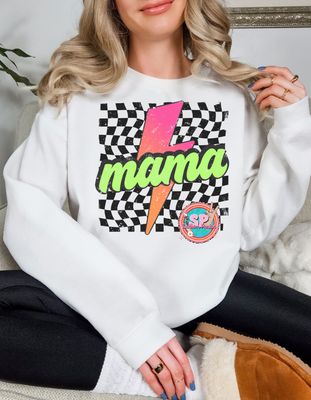 Checkered Mama Neon DTF PRINT