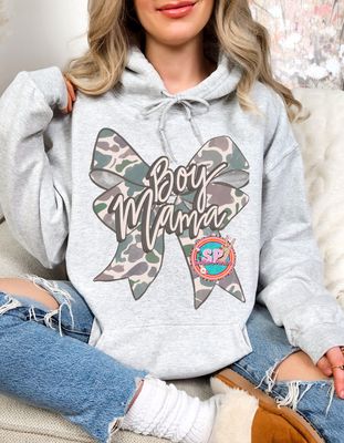 Boy Mama Bow Hoodie