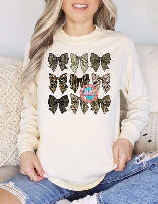 camo bows long sleeve