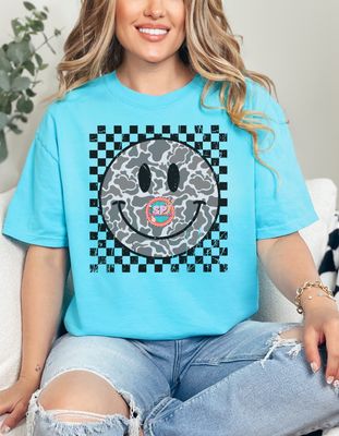 Light Color Camo Smiley Shirt