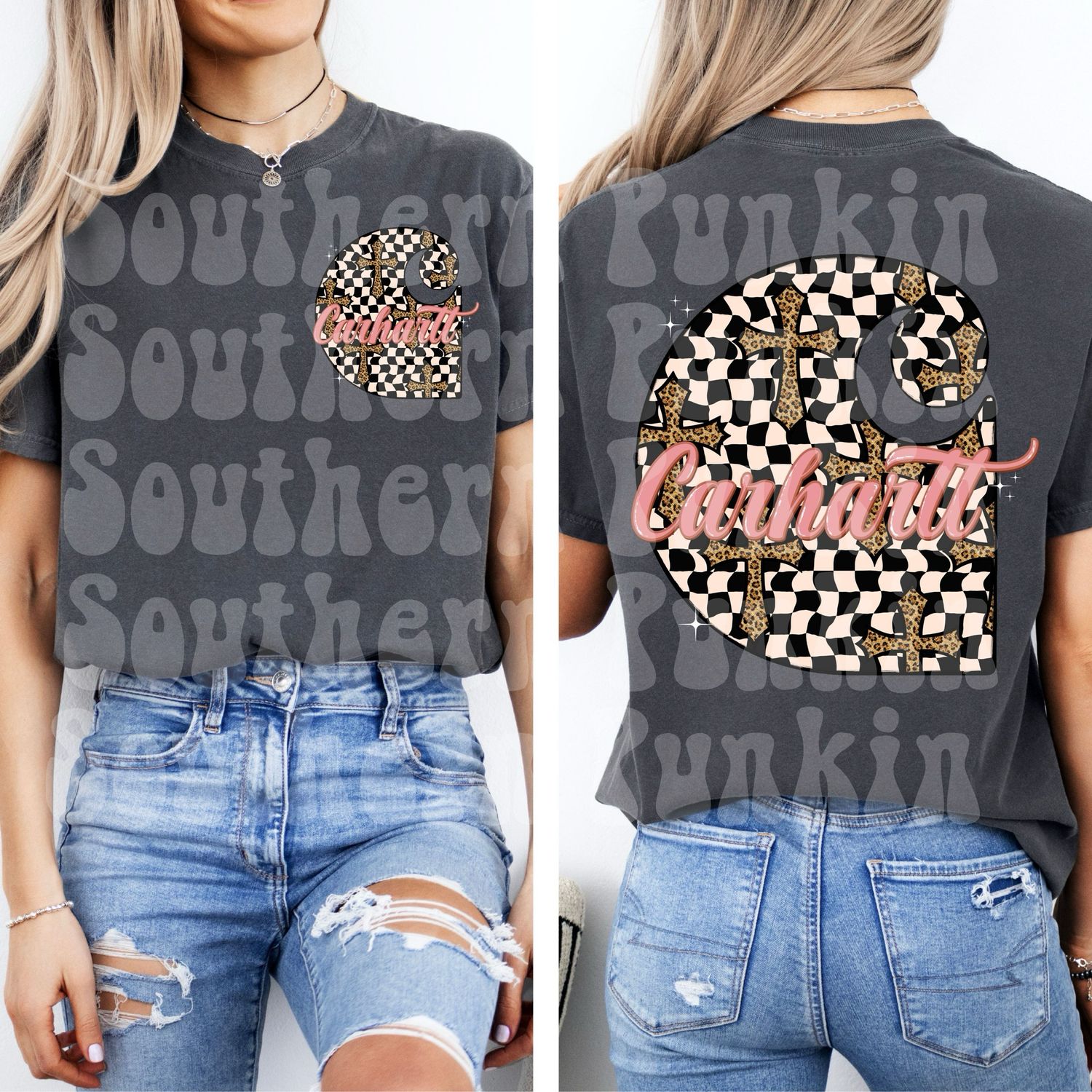 Cross Front And Back Carhartt Shirt