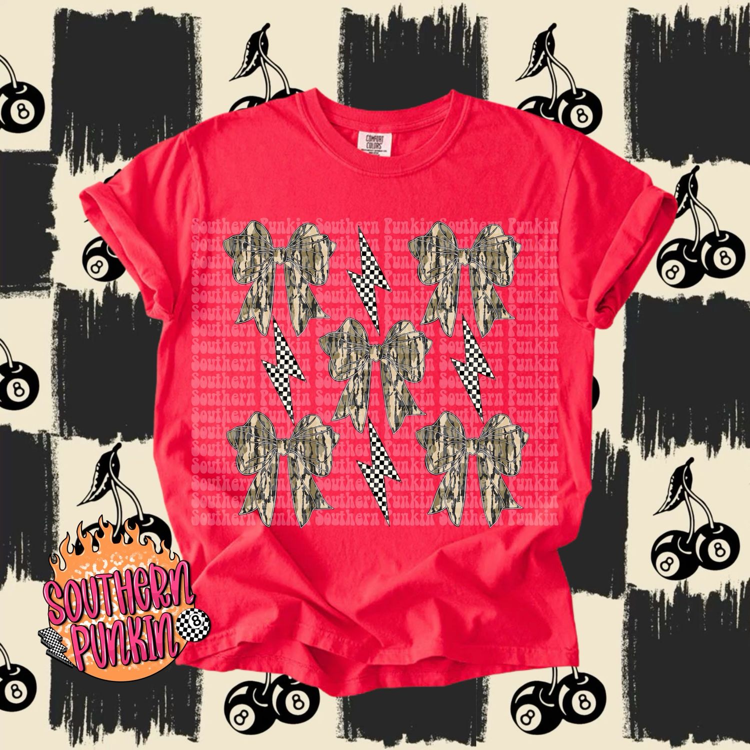 Checkered Lighting Bolt Shirt