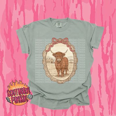 Vintage Highland Cow