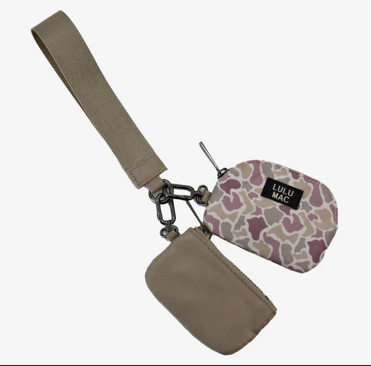 Camo Double Pouch Wristlet