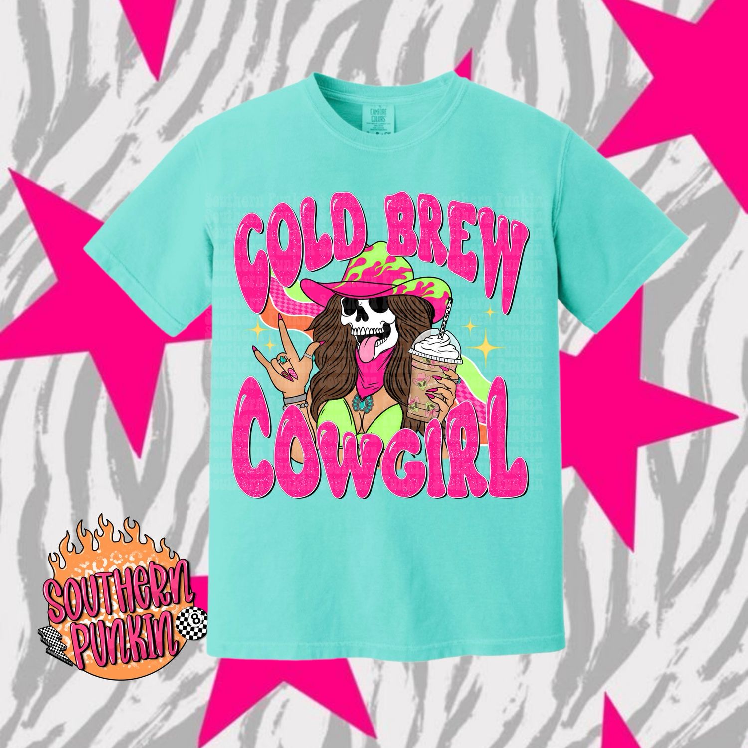 Cold Brew Cowgirl Brown Hair Shirt