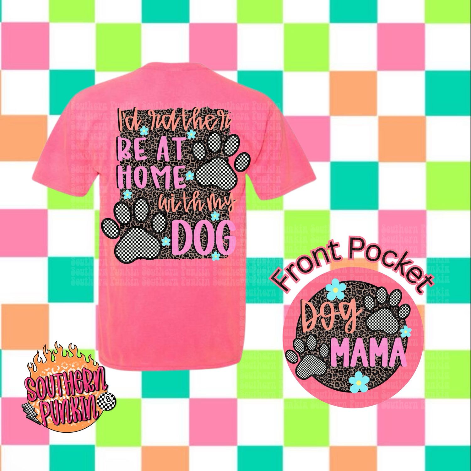 I’d Rather Be At Home With My Dog Shirt
