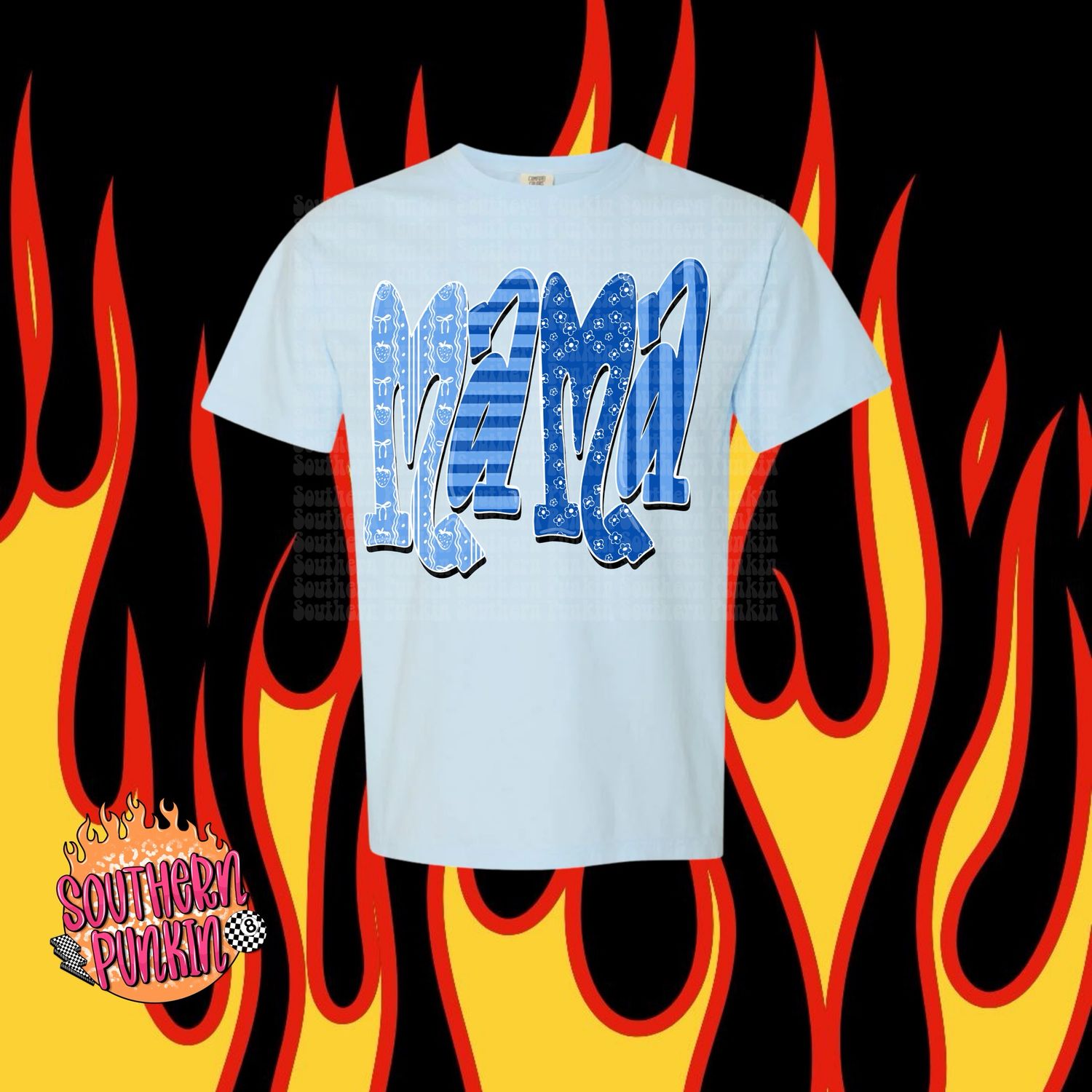 Retro Blue Mama Shirt