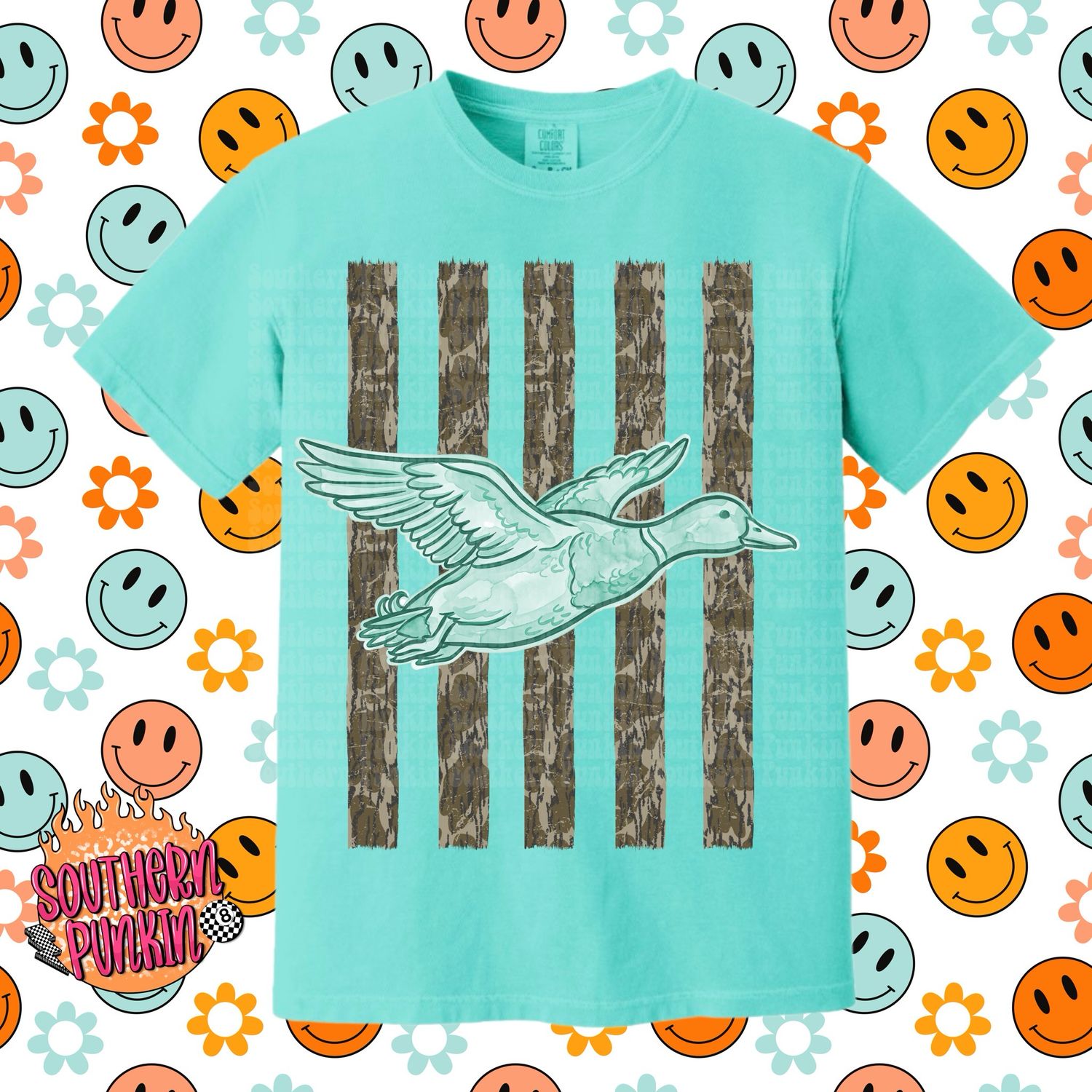 Camo Flying Duck Shirt