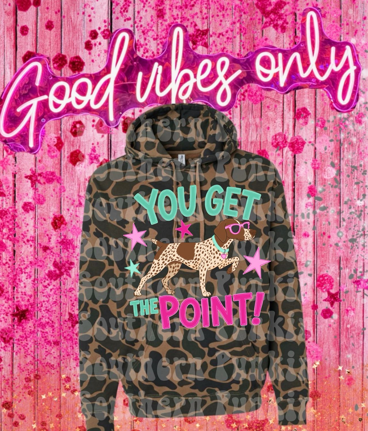 Duck Camo You Get The Point Hoodie