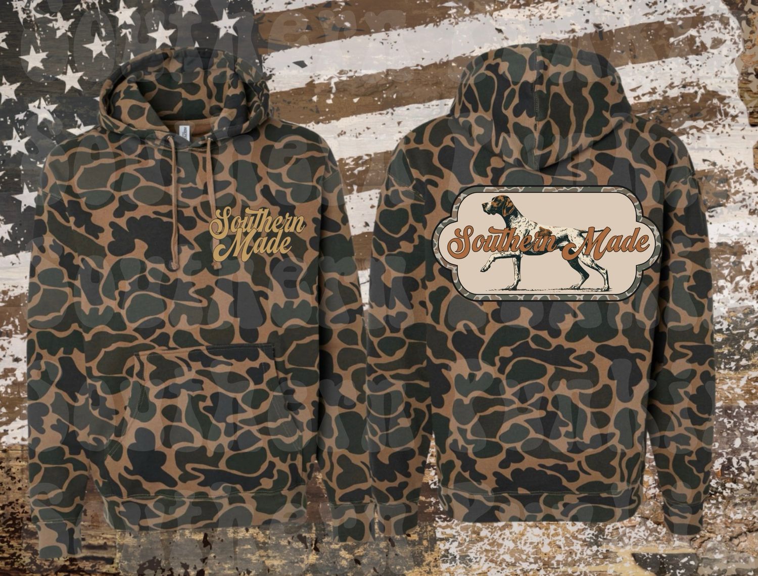 Duck Camo Southern Made Pointer Hoodie