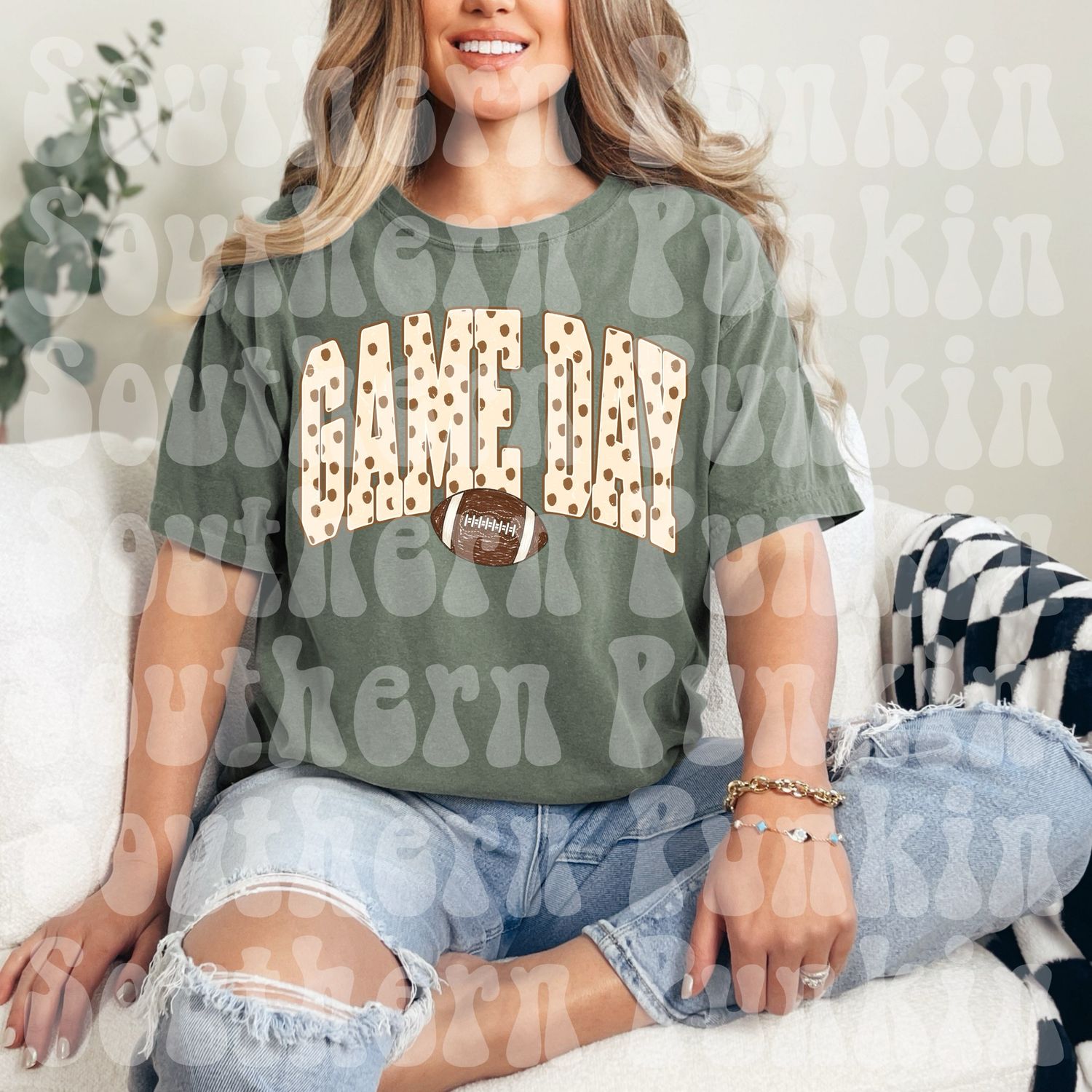Polkadot Game Day Football Shirt