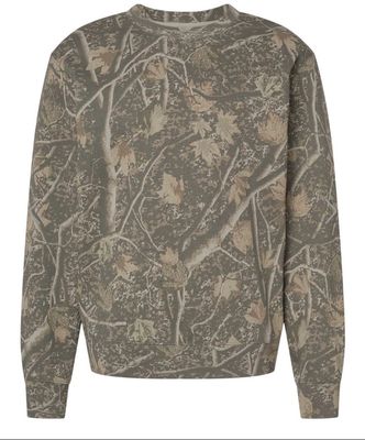 XL camo Crew