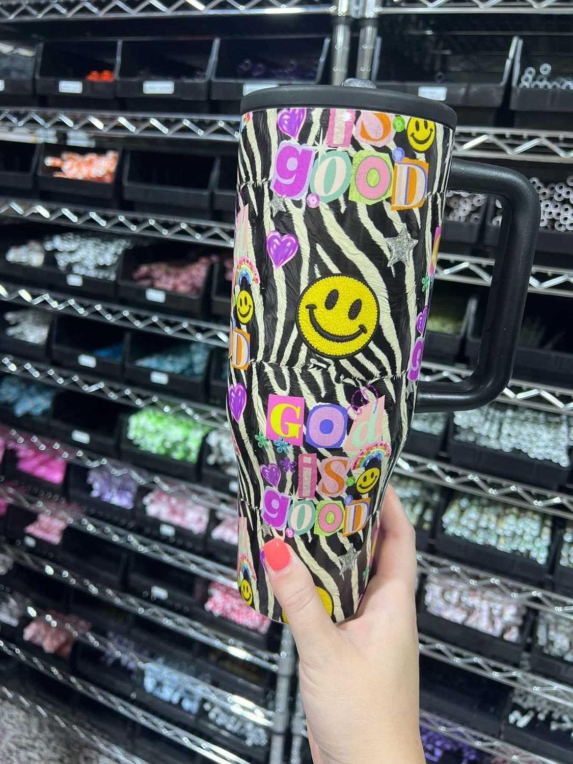 40oz Spill Proof God Is Good Tumbler