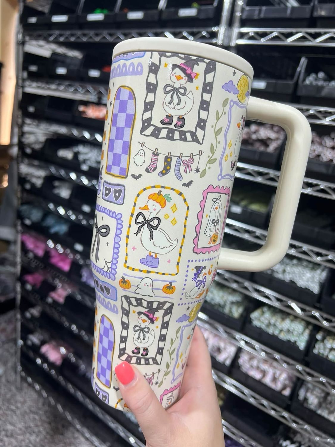 40oz Spill Proof Halloween Goose Tumbler