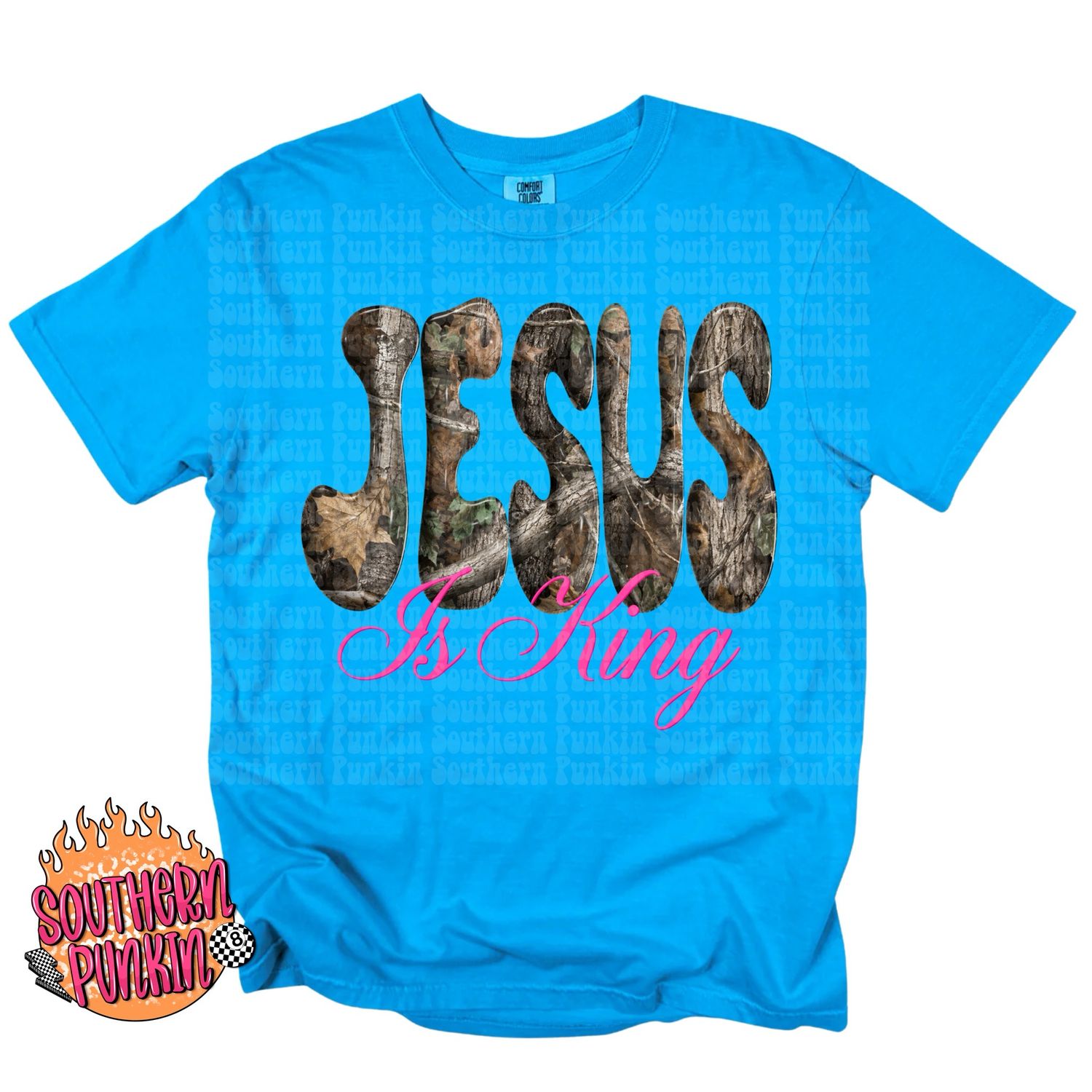 Camo Jesus Is King Shirt