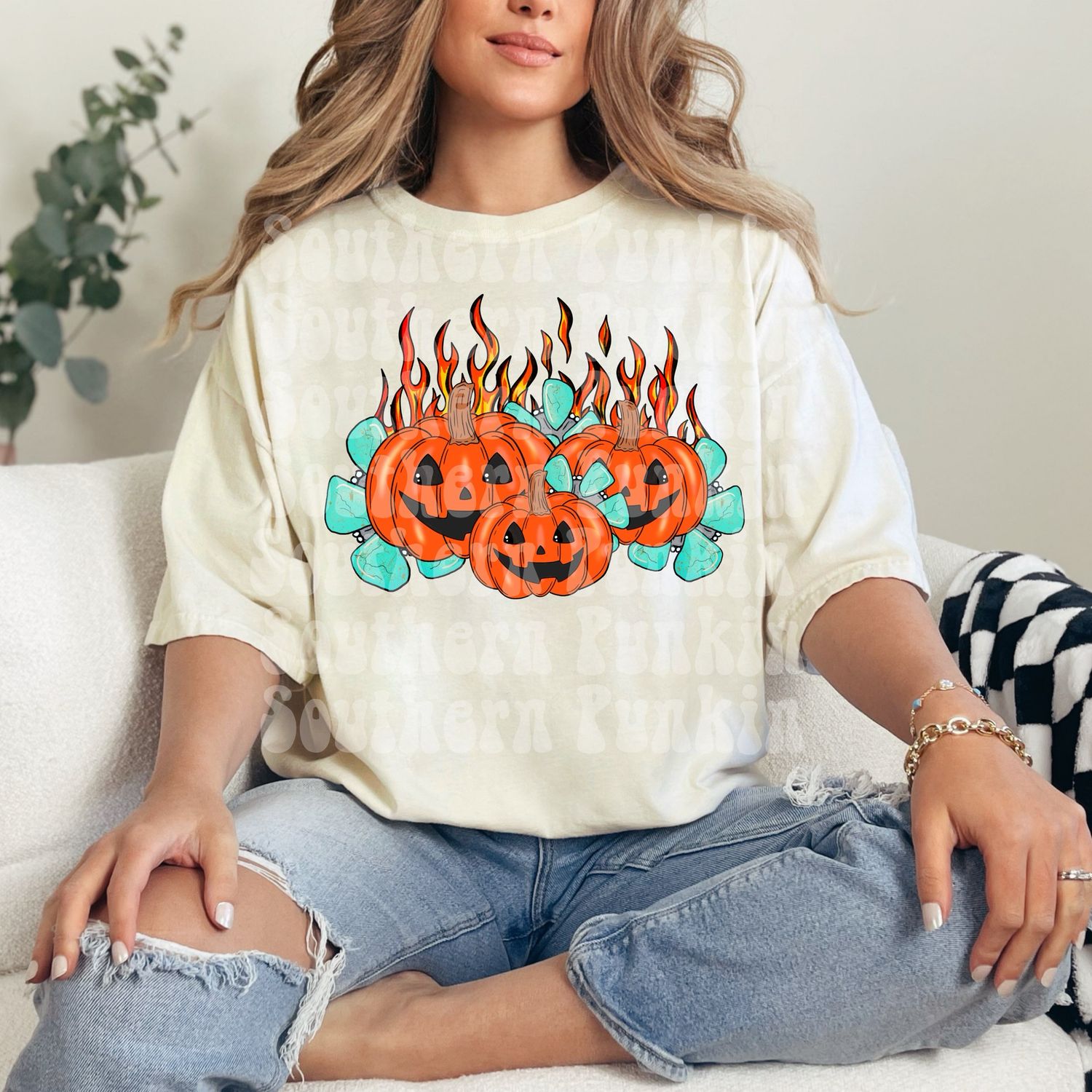Flaming Pumpkin