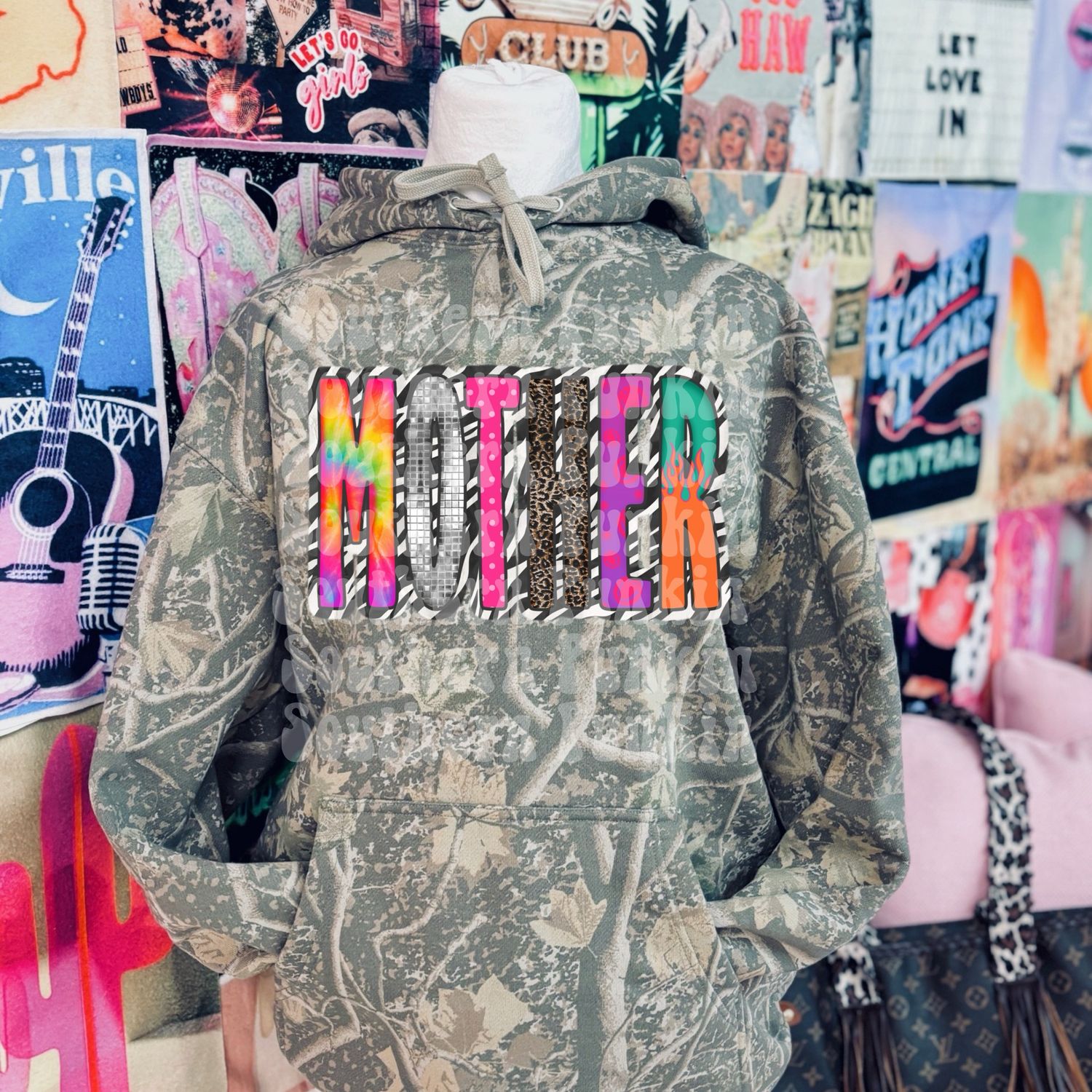 Mother Retro Camo Hoodie