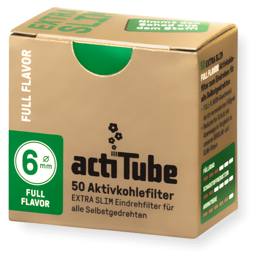 ActiTube Active Carbon Filter Slim 7mm, 50qty.