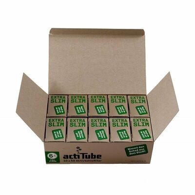 24 Boxes ACTITUBE EXTRA SLIM 50s (Box of 10 Packs)