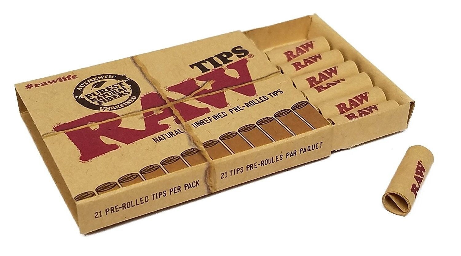 RAW PREROLLED TIPS