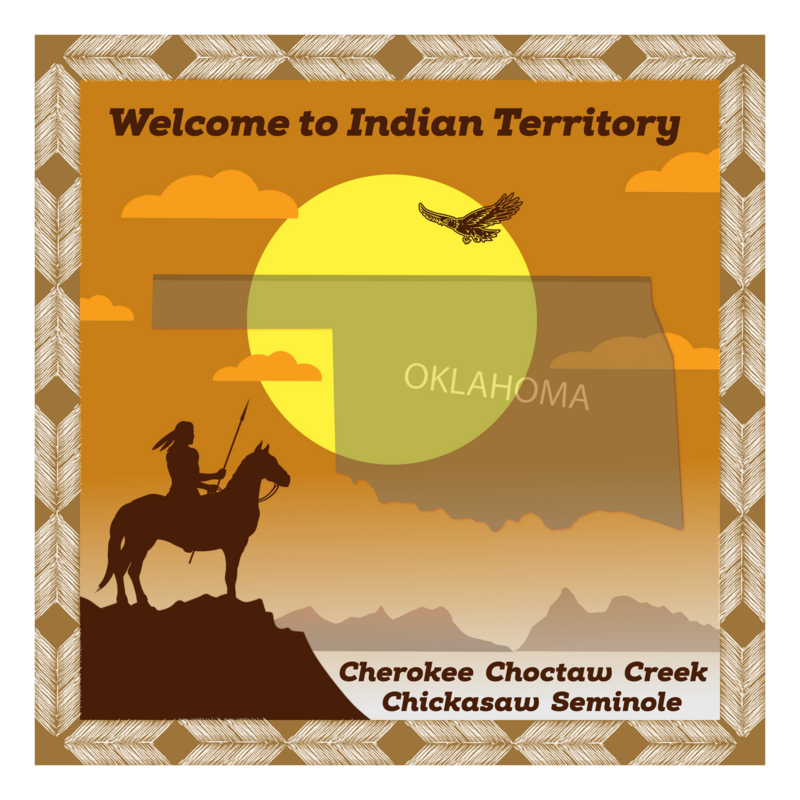 &quot;Welcome to Indian Territory&quot; Oklahoma  (Unisex T-Shirt)