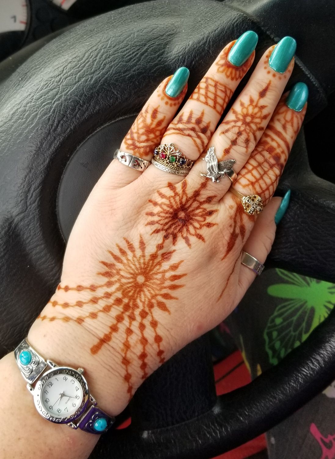 LARGE Henna Tattoo