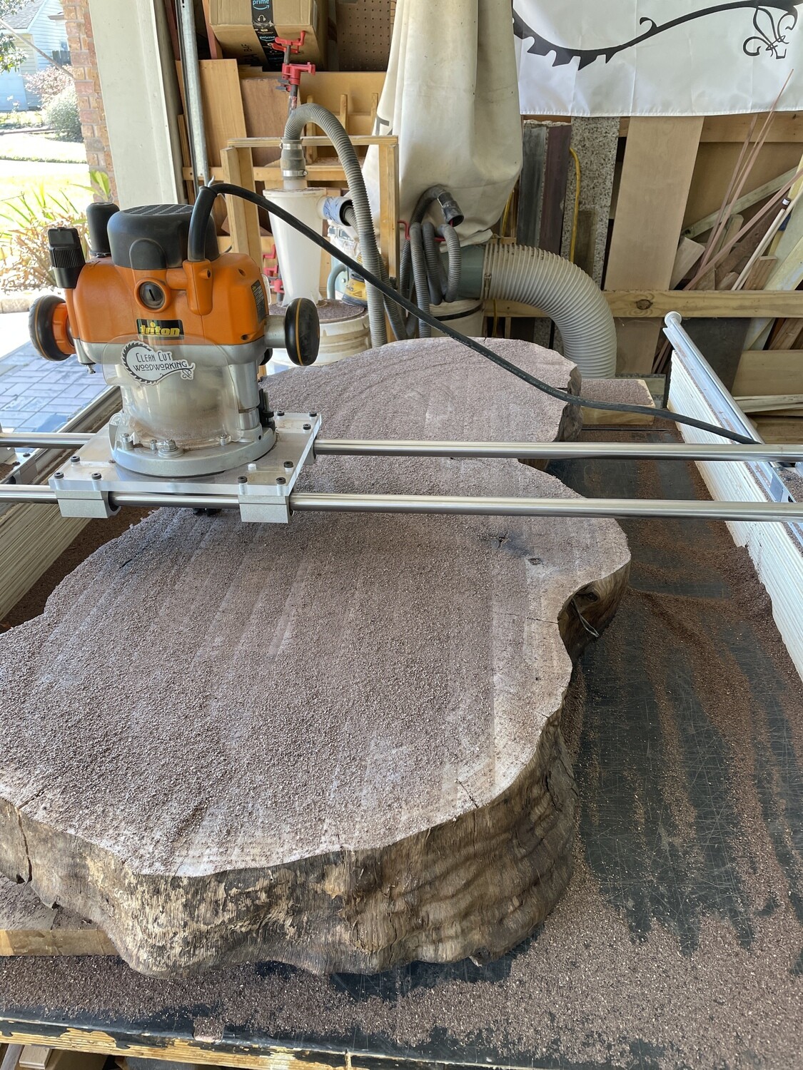 60" x 60"  Woodworking Router Sled