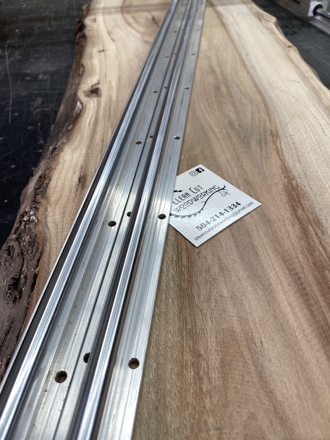 47" Woodworking Router Sled Rails