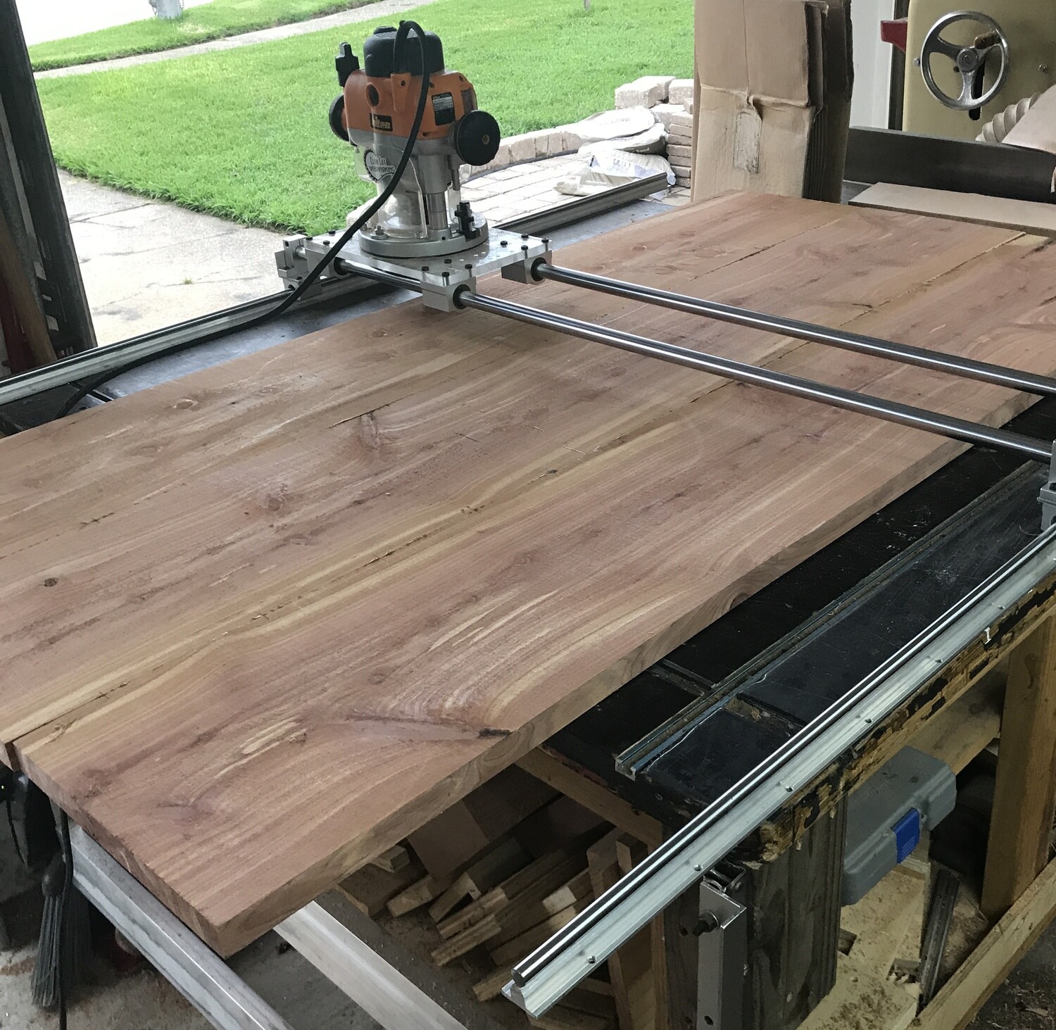 40"x47" Woodworking Router Sled