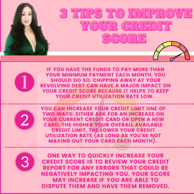 3 Tip To Improve Your Credit Score