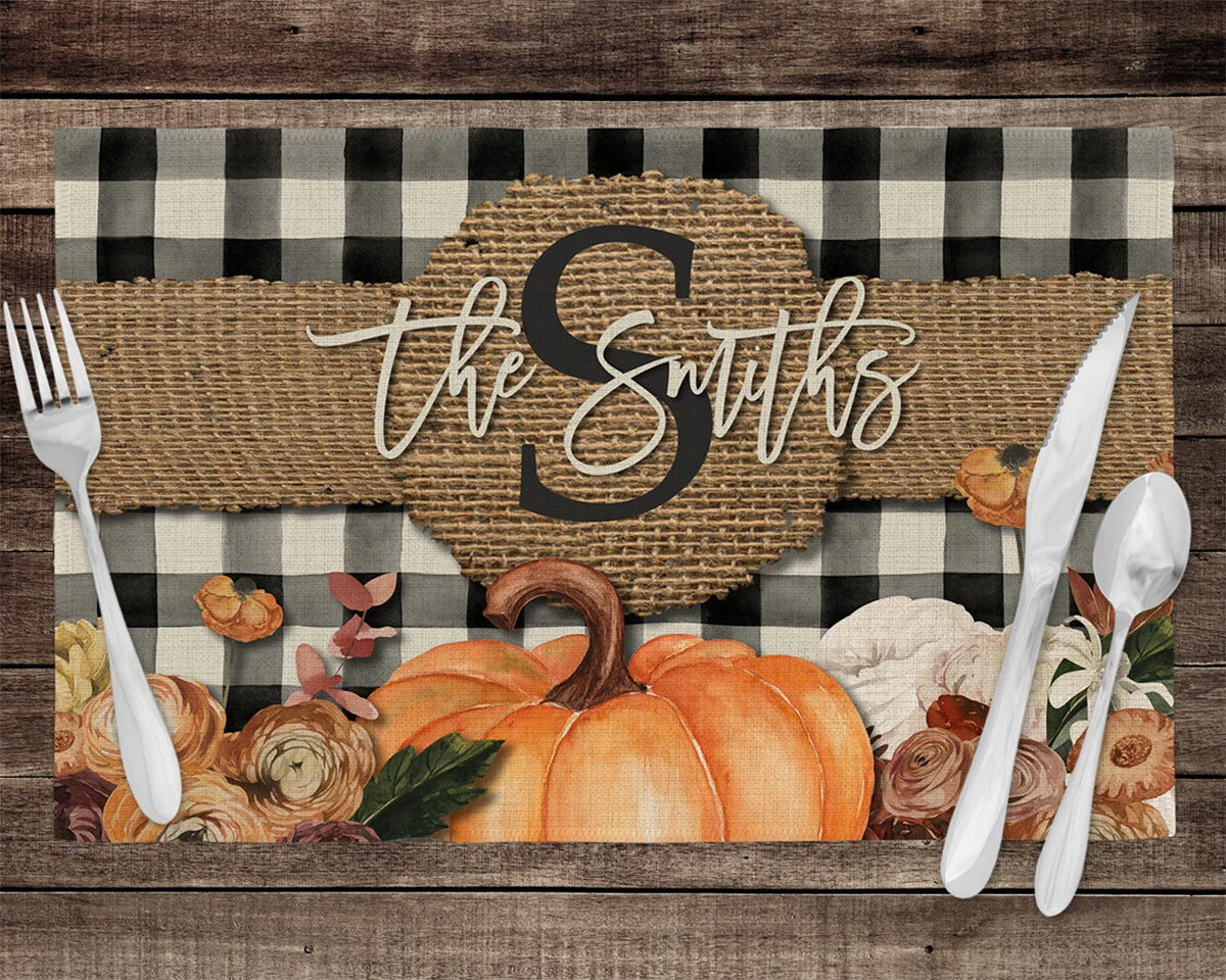 Fall Floral Placemat