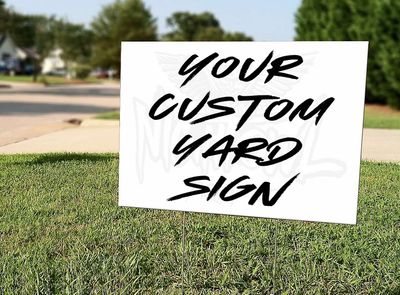 Custom Printed Yard Sign | Individual