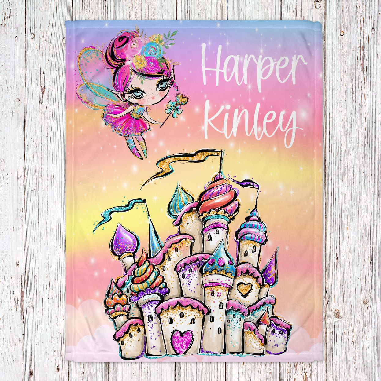 Fairy Castle Baby Blanket