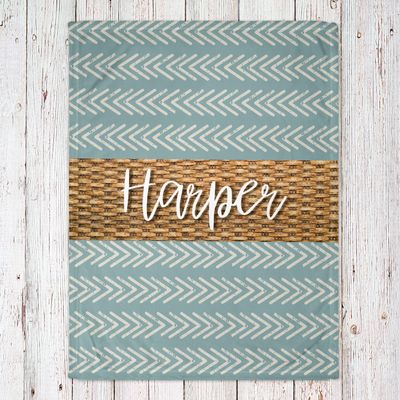 Boho Arrow Baby Blanket