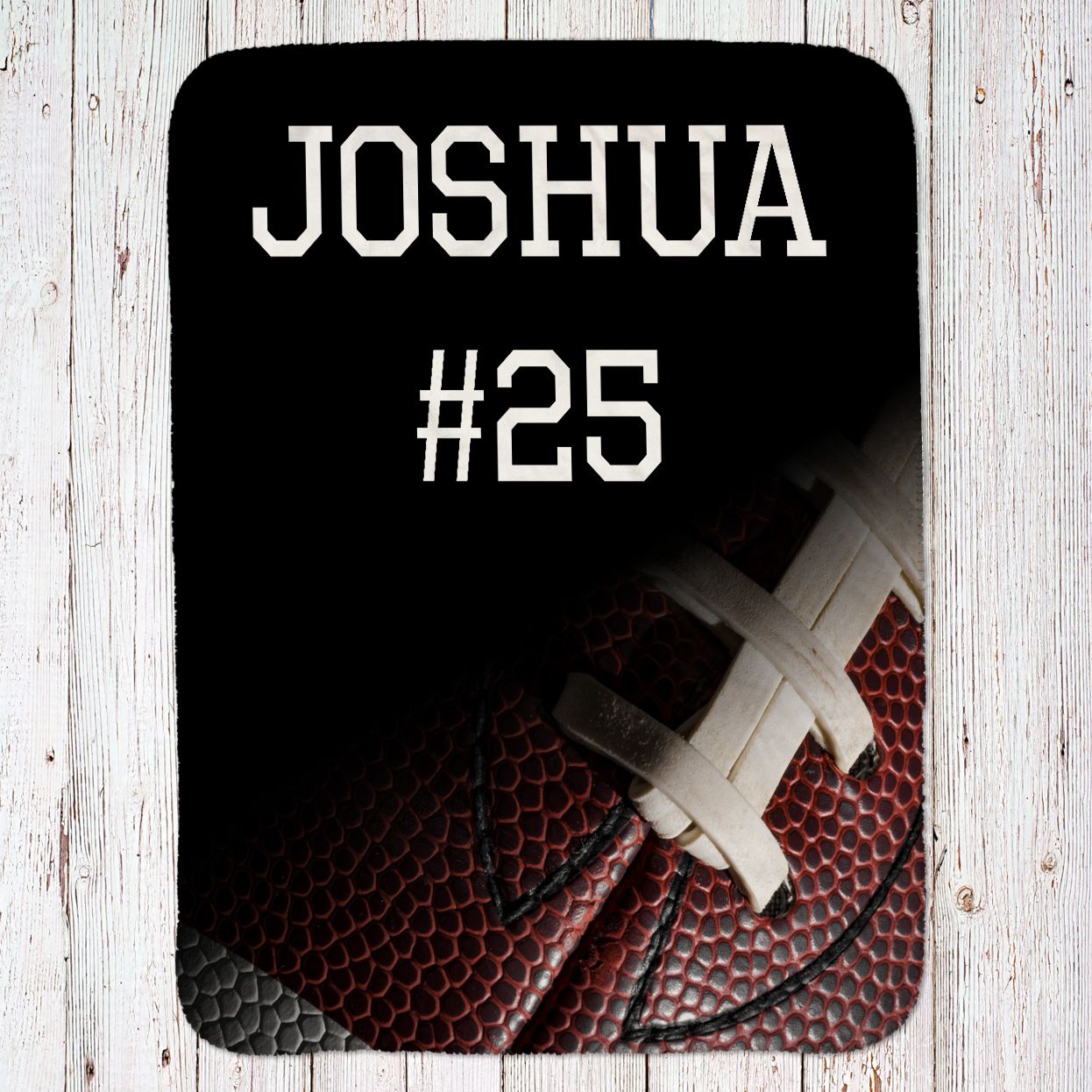 Football Throw Blanket