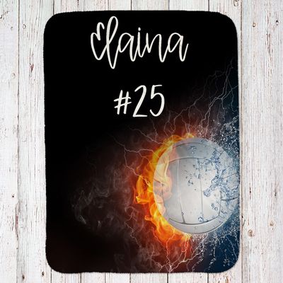 Volleyball Throw Blanket
