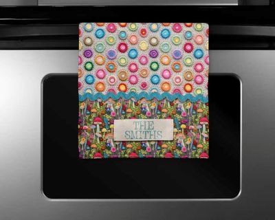 Embroidered Mushrooms and Wildflowers Towel | 11x18