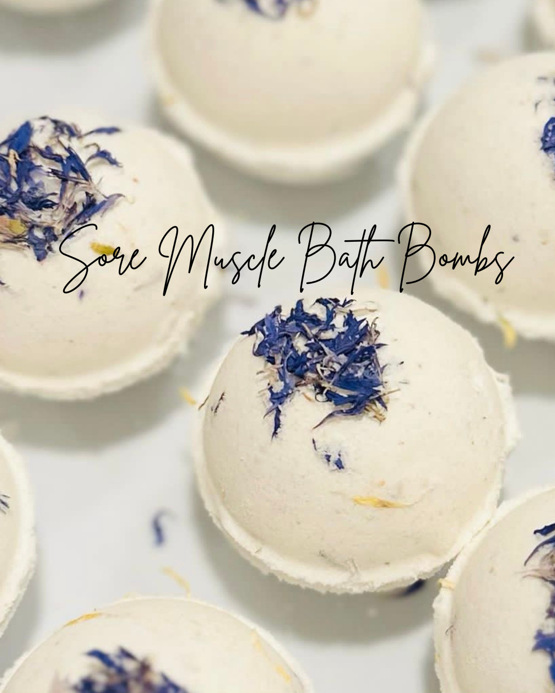 Sore Muscle Relief Bath Bombs