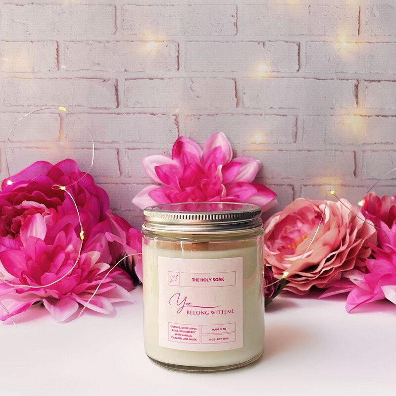 You Belong With Me- Soy Wax Candle
